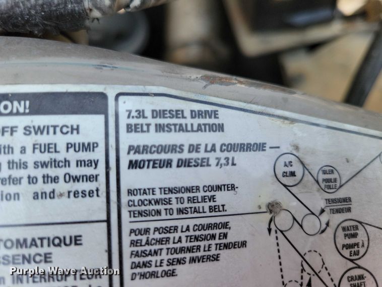 image for item DZ6563 1999 Ford F250 SuperCab pickup truck