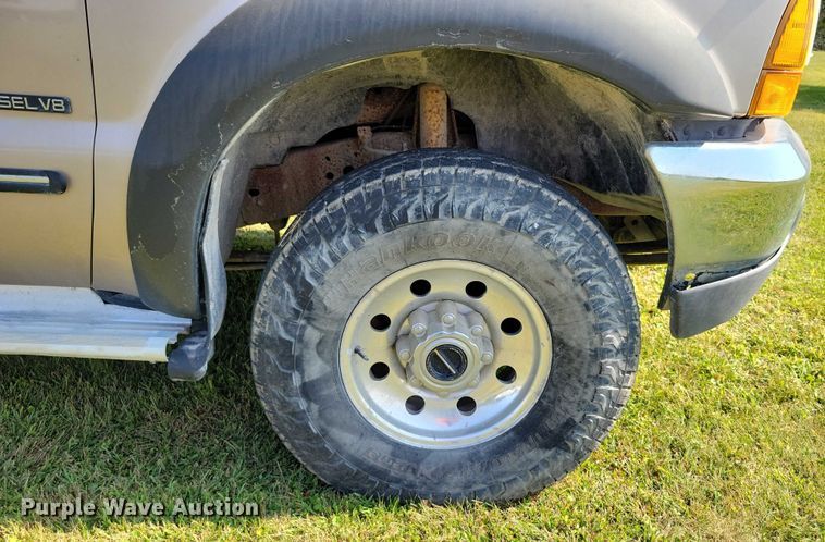 image for item DZ6563 1999 Ford F250 SuperCab pickup truck