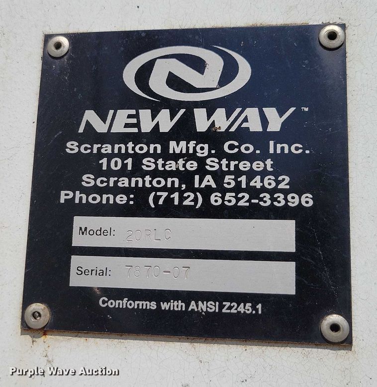 image for item DZ6566 2007 Freightliner  M2 Business Class refuse truck