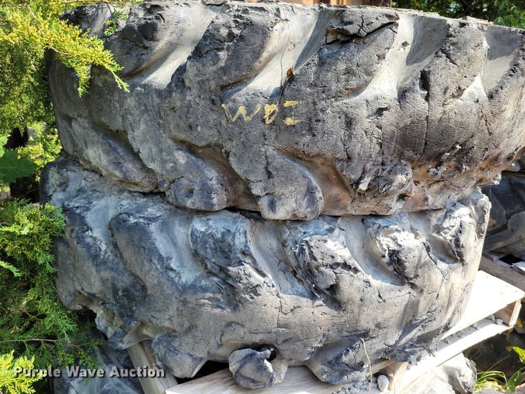 image for item DZ6573 (4) 14-24 tires and wheels