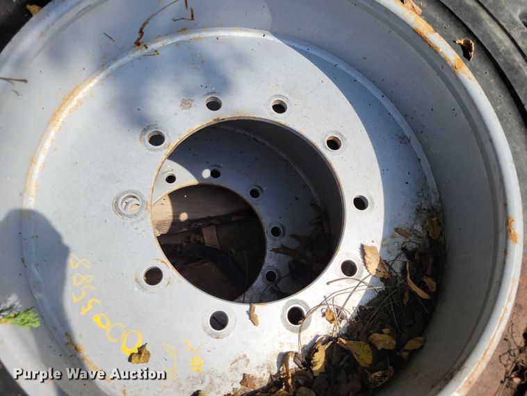 image for item DZ6573 (4) 14-24 tires and wheels