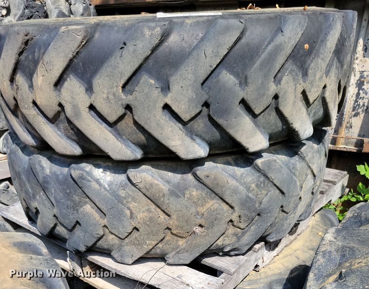 image for item DZ6574 (4) 13-28 (330/85-28) tires and wheels