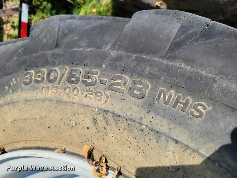 image for item DZ6574 (4) 13-28 (330/85-28) tires and wheels