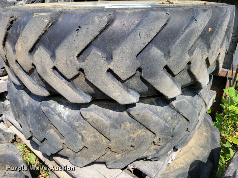 image for item DZ6574 (4) 13-28 (330/85-28) tires and wheels