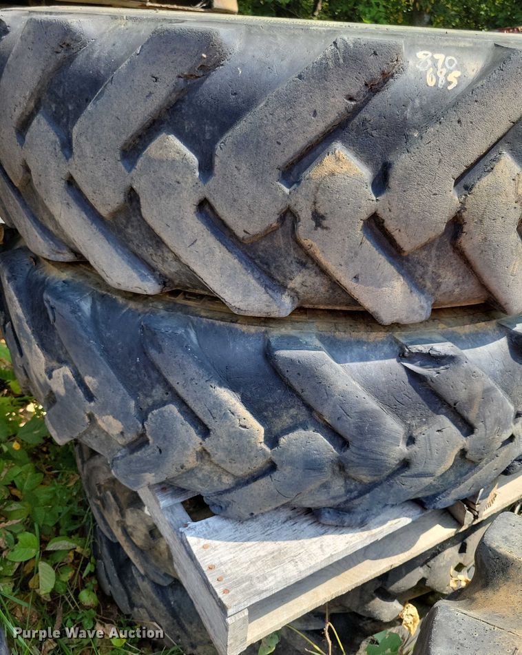 image for item DZ6574 (4) 13-28 (330/85-28) tires and wheels