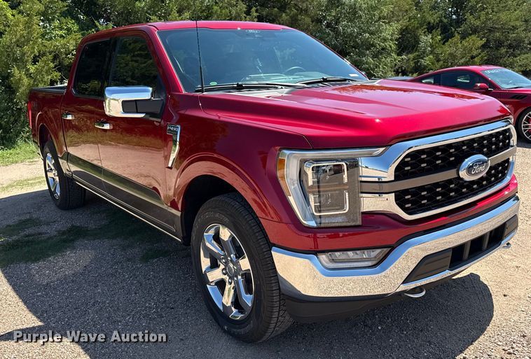 image for item DZ8966 2021 Ford F150 King Ranch SuperCrew pickup truck