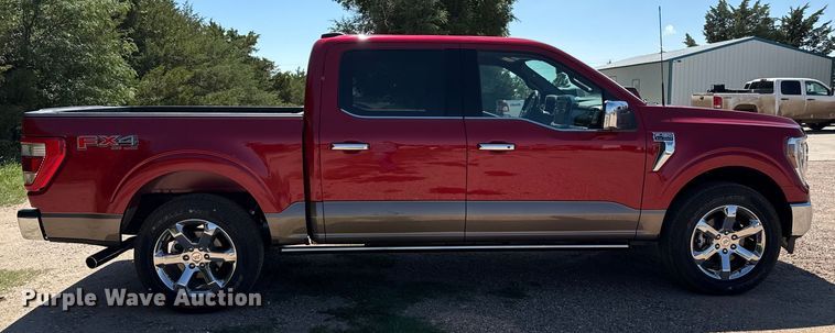 image for item DZ8966 2021 Ford F150 King Ranch SuperCrew pickup truck
