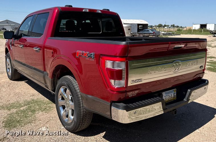 image for item DZ8966 2021 Ford F150 King Ranch SuperCrew pickup truck