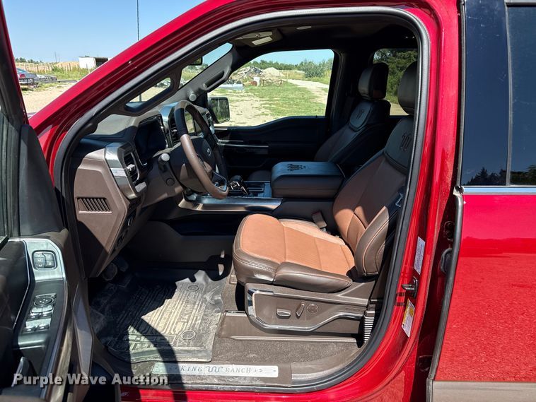 image for item DZ8966 2021 Ford F150 King Ranch SuperCrew pickup truck