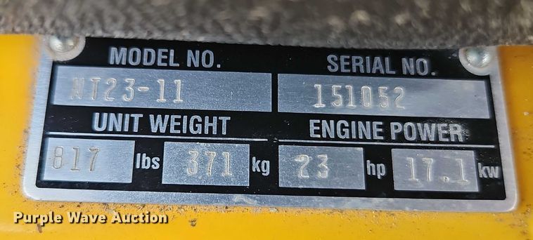 image for item EB8305 Walker MT23-11 ZTR lawn mower