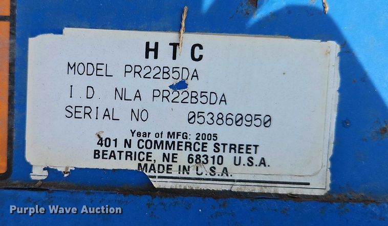 image for item EB8307 2005 Blue Bird PR22B5DA power rake 