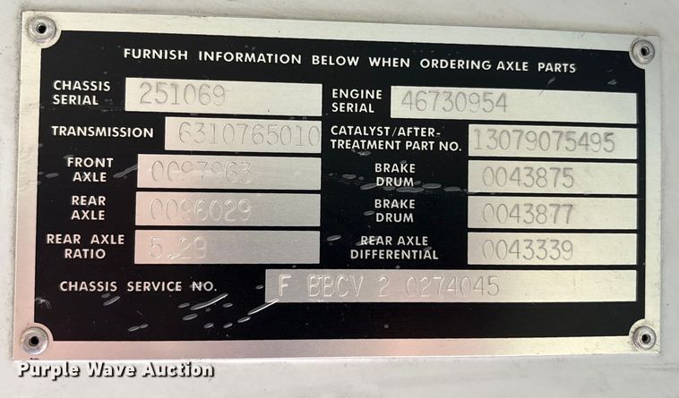 image for item EC7995 2008 Blue Bird Vision school bus