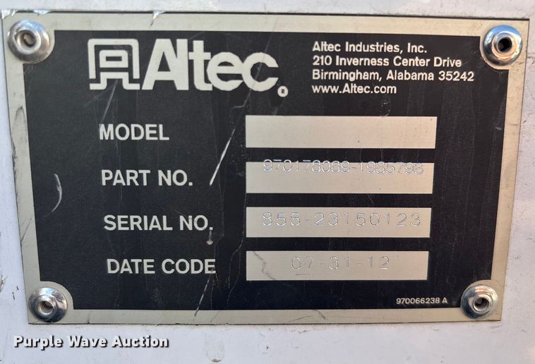 image for item ED2216 2012 Dodge Ram 5500 bucket truck