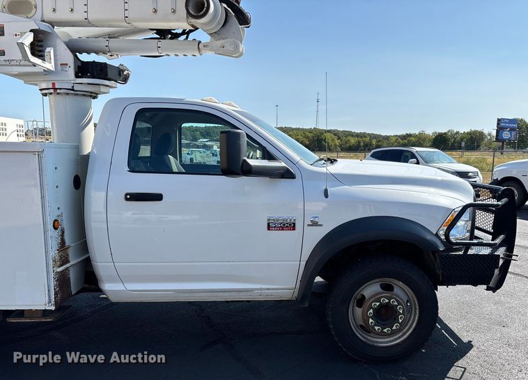 image for item ED2216 2012 Dodge Ram 5500 bucket truck