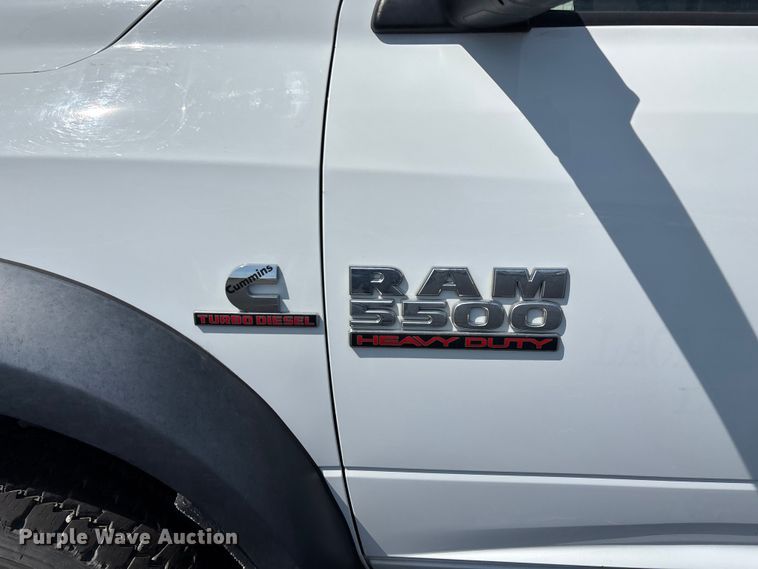 image for item ED2219 2015 RAM 5500 truck cab and chassis