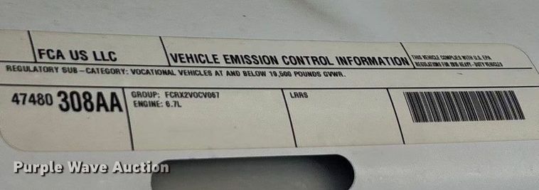 image for item ED2219 2015 RAM 5500 truck cab and chassis