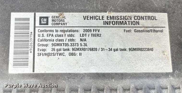 image for item ED5869 2009 Chevrolet Silverado 1500 Crew Cab pickup truck