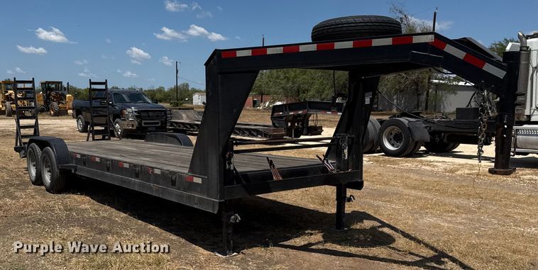 image for item ED5874 2022 C and M Trailers 83X24 GN 7K equipment trailer