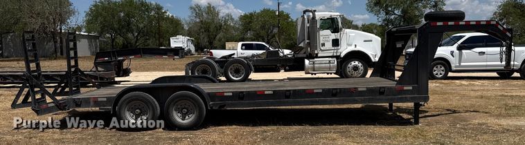 image for item ED5874 2022 C and M Trailers 83X24 GN 7K equipment trailer