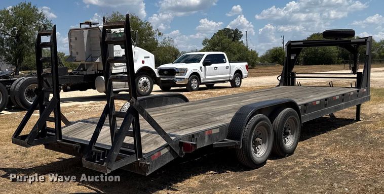 image for item ED5874 2022 C and M Trailers 83X24 GN 7K equipment trailer