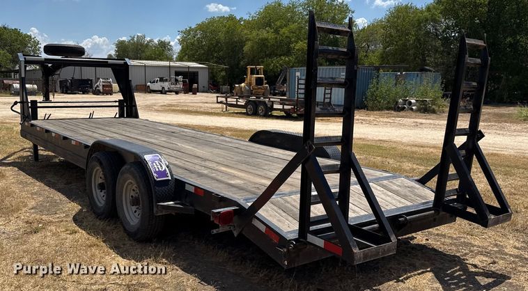 image for item ED5874 2022 C and M Trailers 83X24 GN 7K equipment trailer
