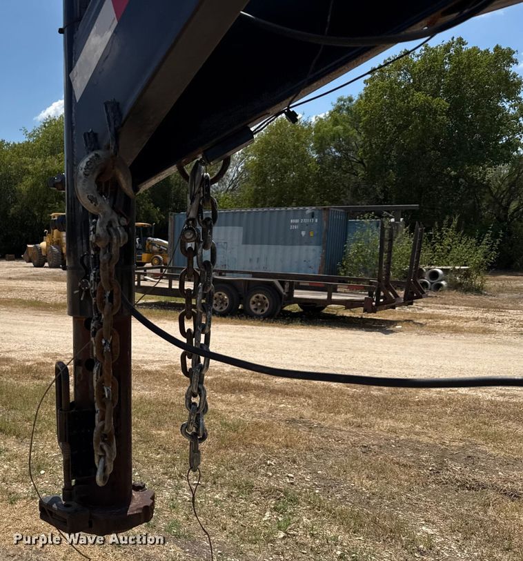 image for item ED5874 2022 C and M Trailers 83X24 GN 7K equipment trailer