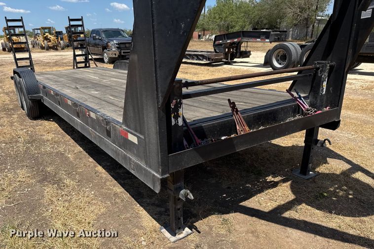 image for item ED5874 2022 C and M Trailers 83X24 GN 7K equipment trailer
