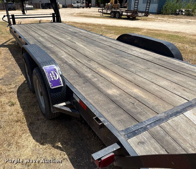 image for item ED5874 2022 C and M Trailers 83X24 GN 7K equipment trailer