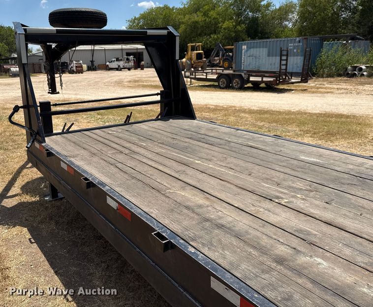 image for item ED5874 2022 C and M Trailers 83X24 GN 7K equipment trailer