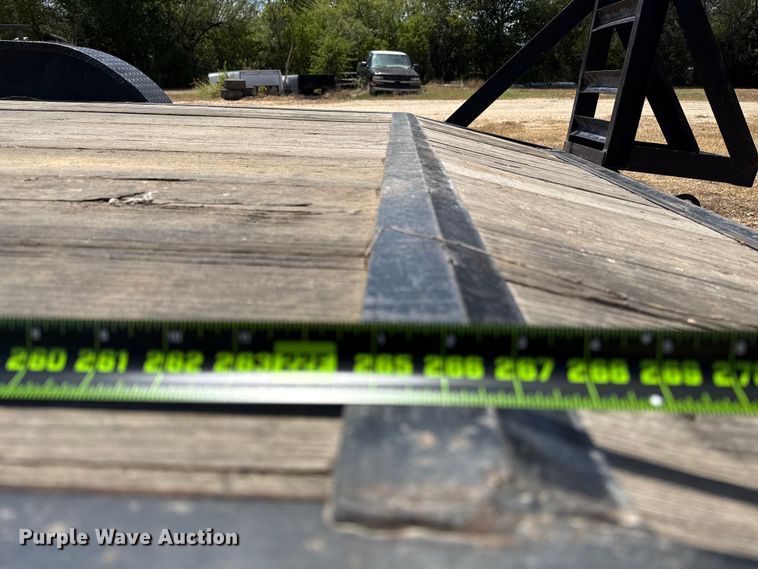 image for item ED5874 2022 C and M Trailers 83X24 GN 7K equipment trailer