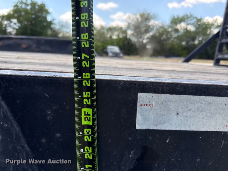 image for item ED5874 2022 C and M Trailers 83X24 GN 7K equipment trailer