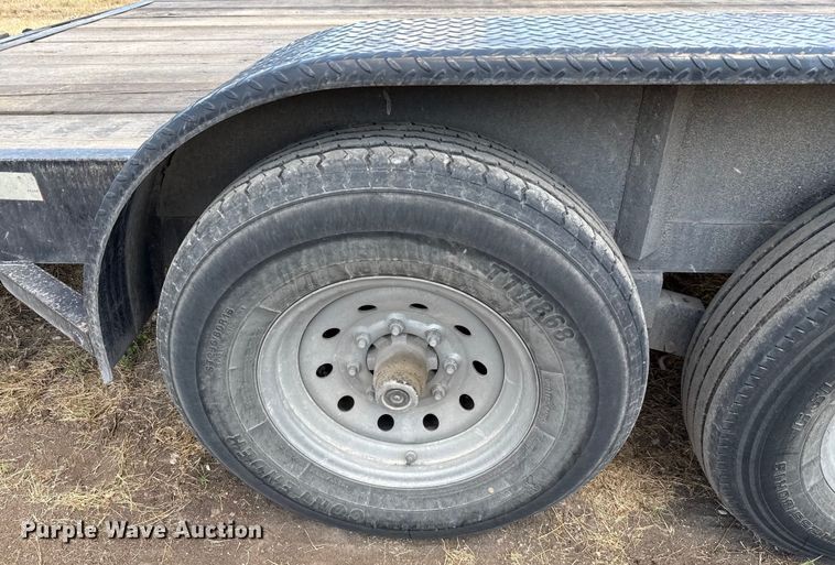 image for item ED5874 2022 C and M Trailers 83X24 GN 7K equipment trailer