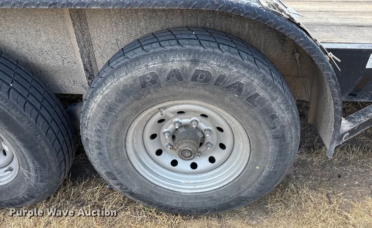 image for item ED5874 2022 C and M Trailers 83X24 GN 7K equipment trailer