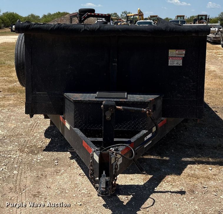 image for item ED5876 2017 Texas Pride dump trailer