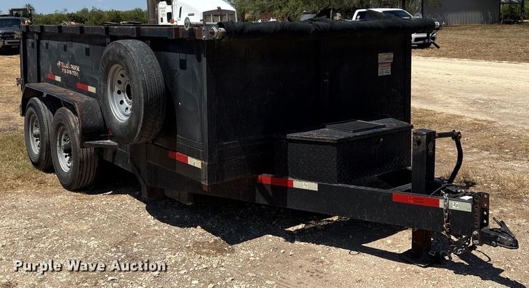 image for item ED5876 2017 Texas Pride dump trailer