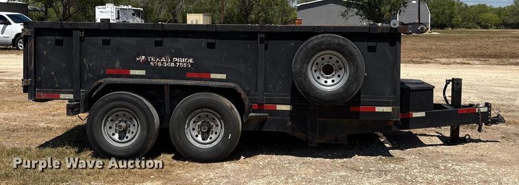 image for item ED5876 2017 Texas Pride dump trailer