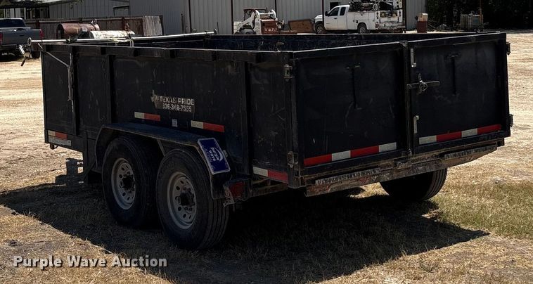 image for item ED5876 2017 Texas Pride dump trailer
