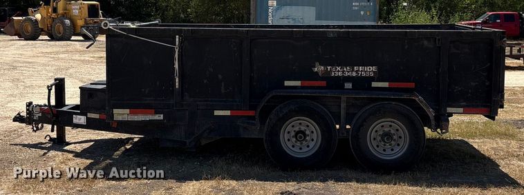 image for item ED5876 2017 Texas Pride dump trailer