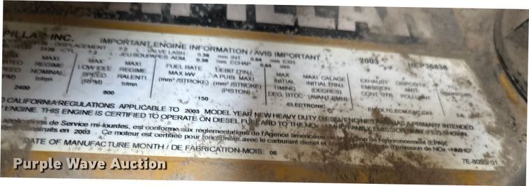 image for item EE3953 2004 Ford F650 Super Duty dump flatbed truck