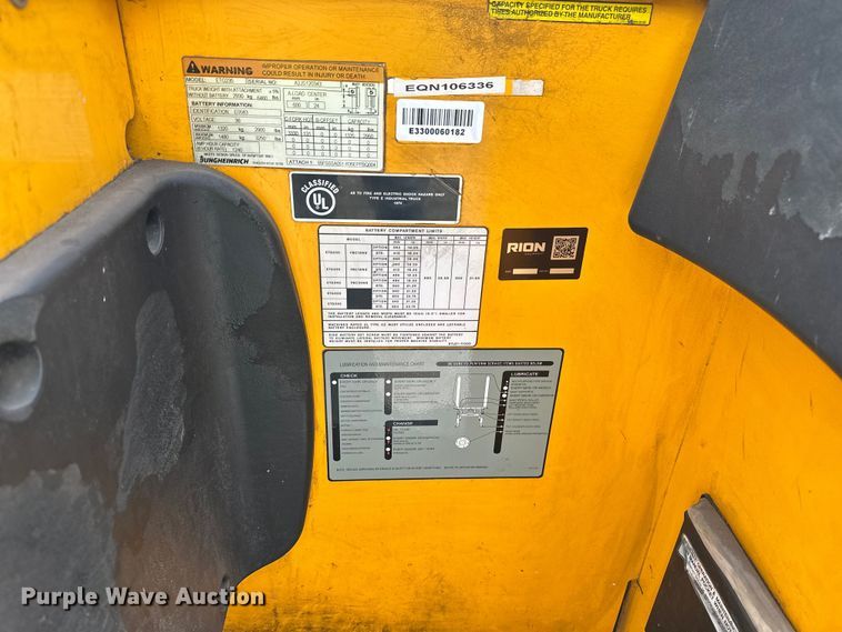 image for item EE3995 Jungheinrich ETG235 forklift