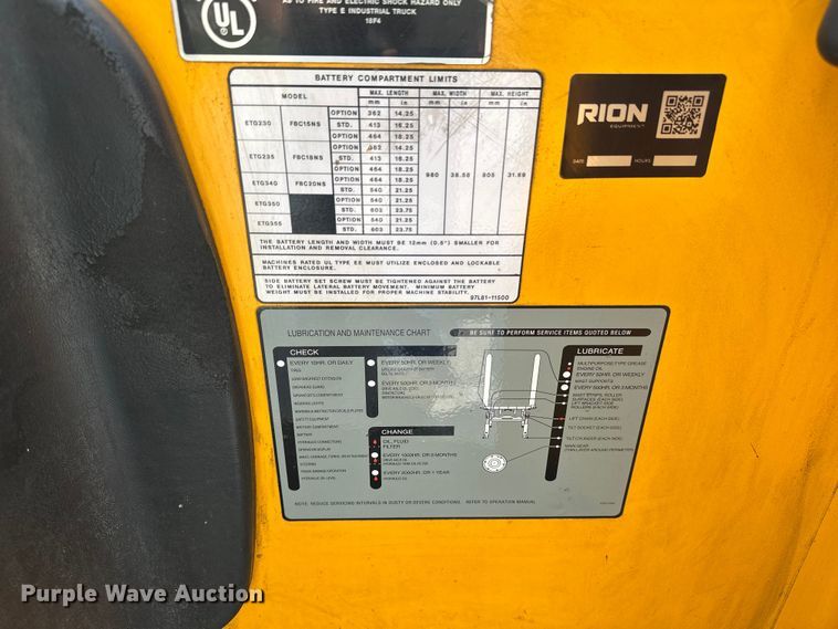 image for item EE3995 Jungheinrich ETG235 forklift