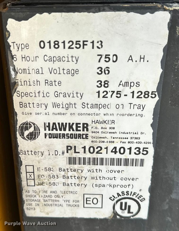 image for item EE3995 Jungheinrich ETG235 forklift