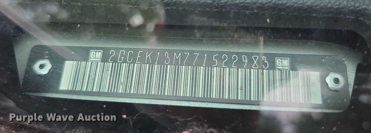 image for item EF3794 2007 Chevrolet Silverado 1500 Crew Cab pickup truck