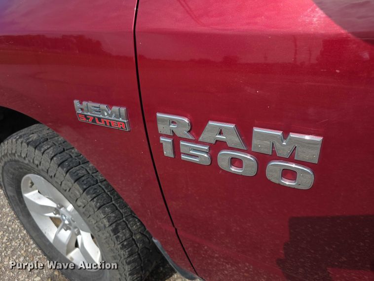 image for item EF3796 2014 RAM 1500 SLT Quad Cab pickup truck