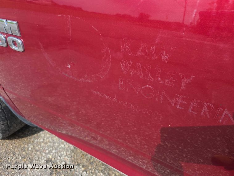 image for item EF3796 2014 RAM 1500 SLT Quad Cab pickup truck