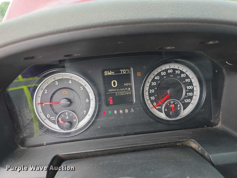 image for item EF3796 2014 RAM 1500 SLT Quad Cab pickup truck