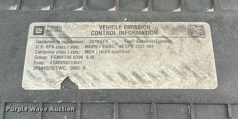 image for item EG6028 2015 Chevrolet Express 3500 van