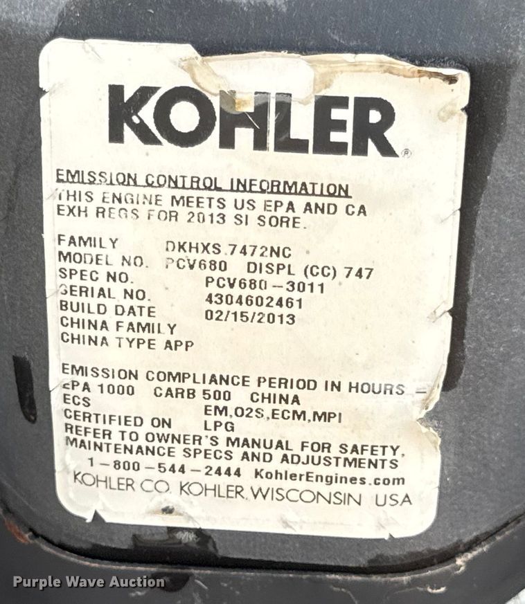 image for item EH7459 eXmark TTX680PKCE524 lawn mower