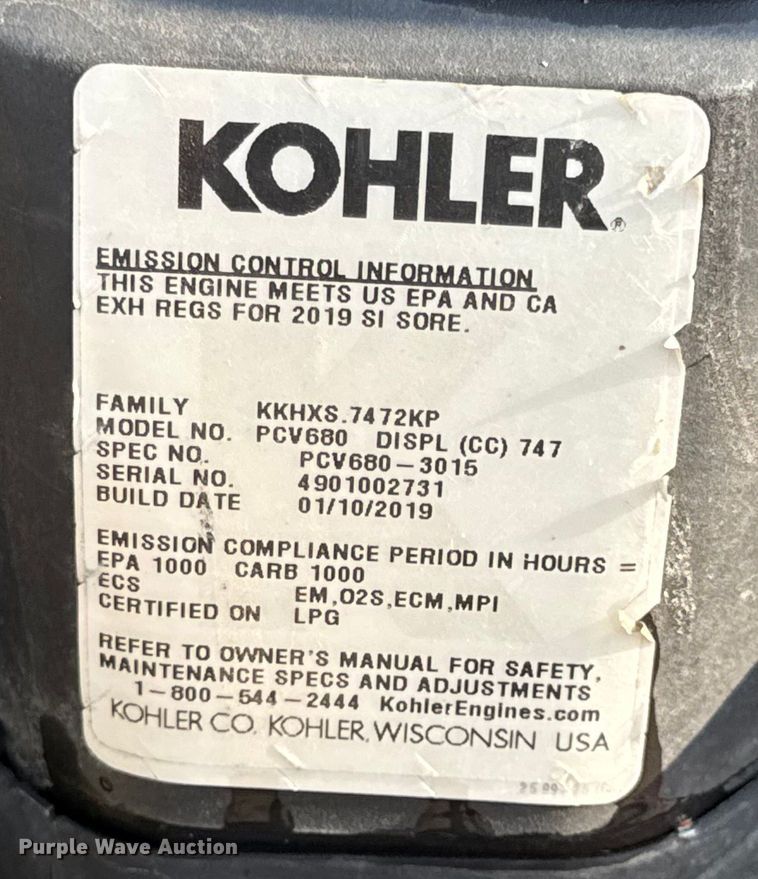 image for item EH7460 eXmark Turf Tracer TTX680PKC60400 lawn mower