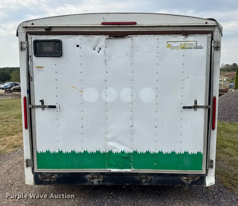 image for item EH7471 2015 Doolittle enclosed cargo trailer